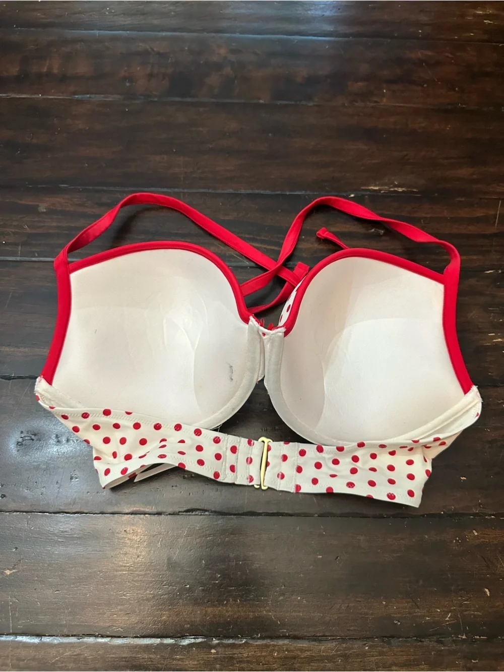 PINK by Frankies Bikinis Lovebug Addison Push Up Top Size L-DD 38775